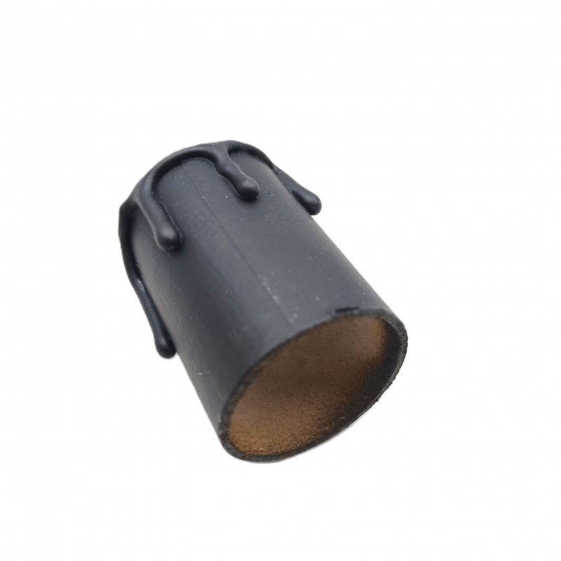 Hand made Candle Tubes for chandeliers black coloured drip Card 50mm x 32mm internal