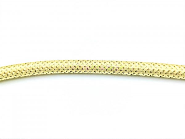 100 Metres of Braided Round metallic flex wire in Brass 3 core 0.50mm 