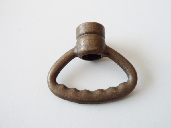 balancing hook closed hook loop old brass finish