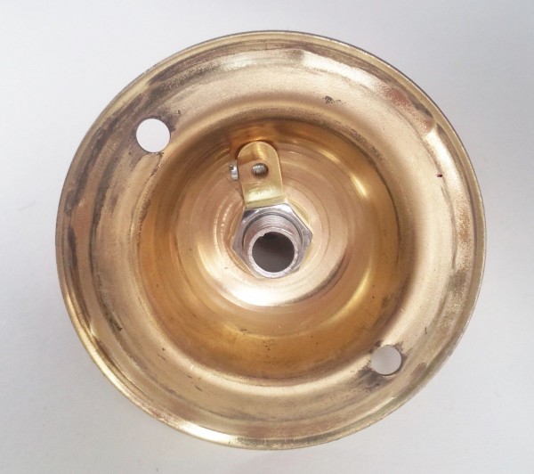 Ceiling plate rose dome cap and B22 lamp holder 65mm width various finishes