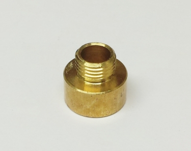 SOLID BRASS REDUCER 13MM FEMALE TO 10MM MALE