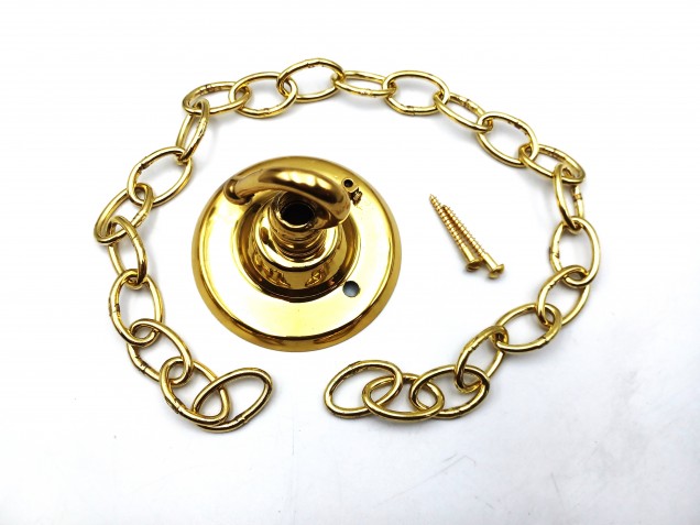 Red Rose Hook Rack Solid Ceiling Rose Hook and chain