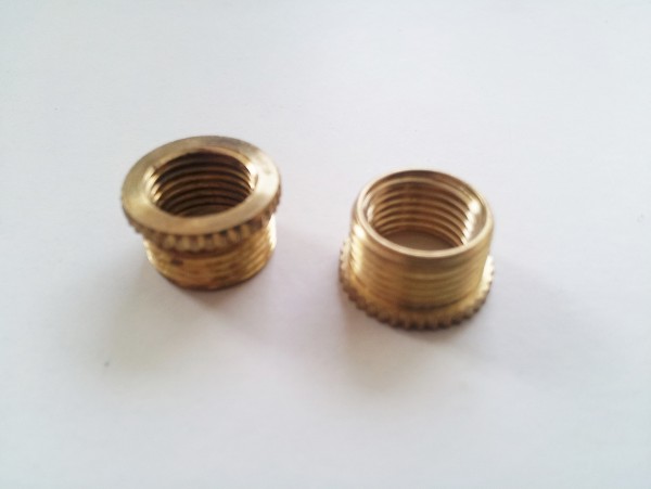 SOLID BRASS REDUCERS PACK OF 2 half inch male to 10mm female