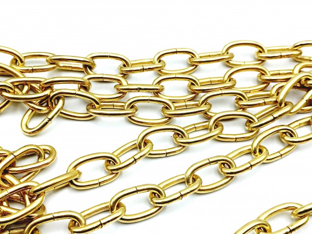 Brass Plated Split Link Chandelier Chain 10kgs Max Load