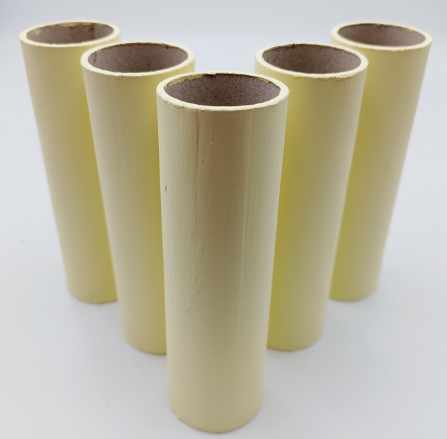 Candle Tubes Cream Tube Card 100mm x 26mm 