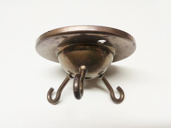 Triple Hook Ceiling Plate For Light Suspension Fitting