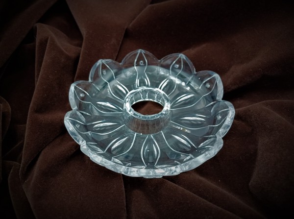 Antique Victorian Chandelier crystal drip pan