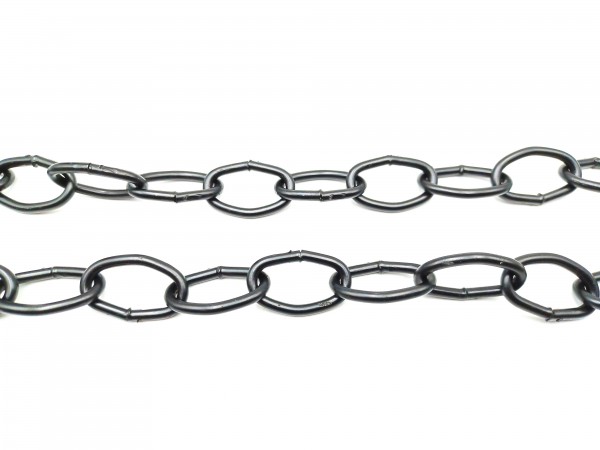 Chandelier Chain Welded 1 inch Link in black 50kg Max 