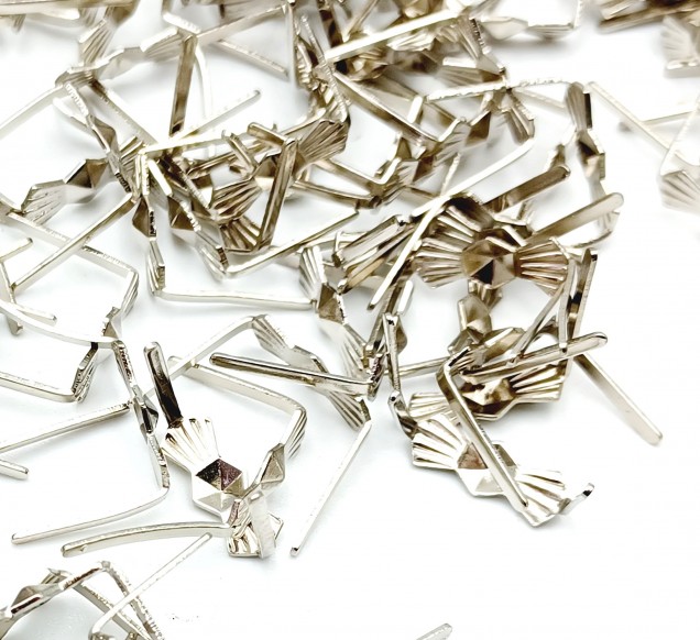 Chrome chandelier clasps clips 