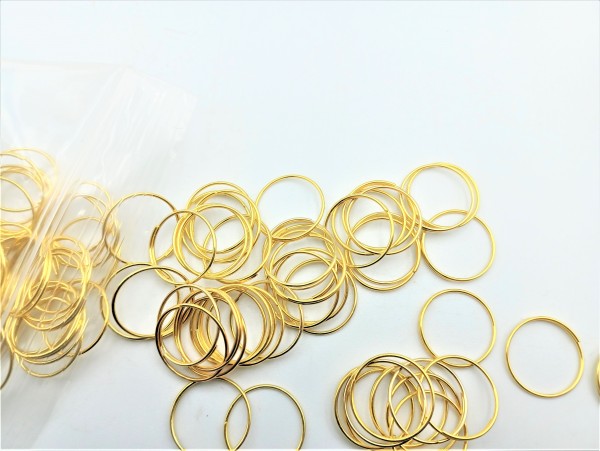 500 chandelier connecting rings 11mm Gold Colour