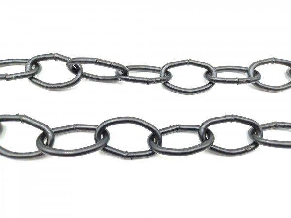 Chandelier Chain Welded 1 inch Link in black 50kg Max 