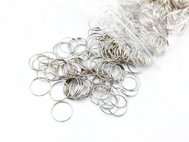 Chrome Chandelier Connecting Rings 10mm 50g approx =520 rings