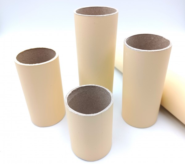 Candle Tube cream Card 32mm Width All Heights 