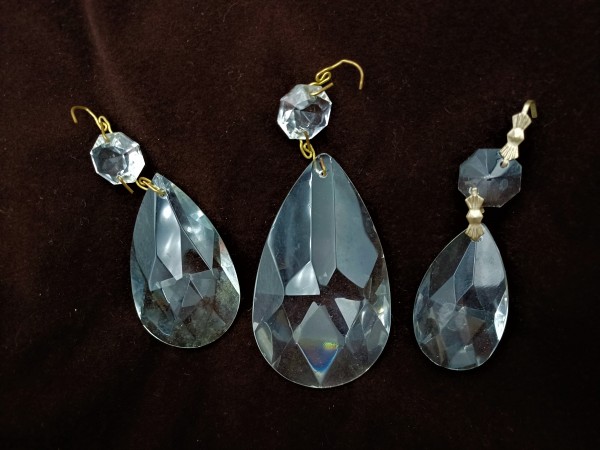 Crystal chandelier almond droppers