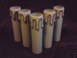 Candle Tube -Cover ANTIQUE DRIP 100 X 24MM x 1