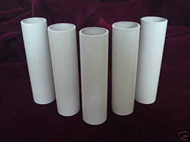 Candle Tube White Tube Card 85mm x 24mm