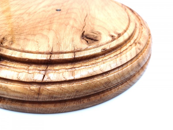 Round Hardwood Pattress English Oak Width 215mm width