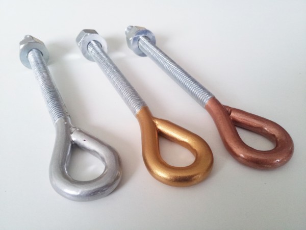 150mm Chandelier Hook Closed Loop Heavy Duty Hand Painted