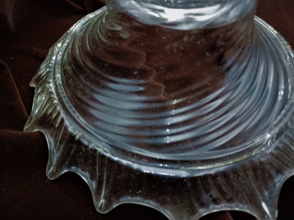 Antique Venetian Italian Chandelier glass bobeche