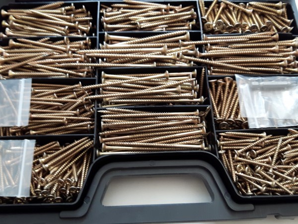 1600 pc single thread screw kit