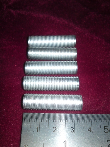 M10 x 35mm Zinc Plated Allthread rod pack of 5