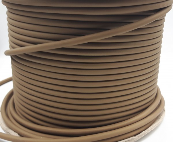 PVC Flex Electrical Cable 0.75mm 3 core dark bronze matt brown