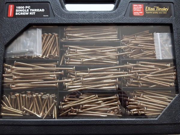 1600 pc single thread screw kit