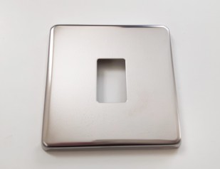 Light Switch Cover Plate Conversion in Victorian chrome Single