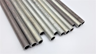 M10 Threaded Hollow Tube rod 285mm - 295mm 10 pack