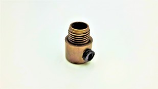 Antique Brass Electric Cable Cord Grip M10 Male Thread 