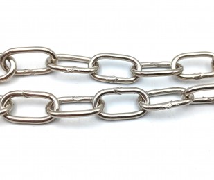 CHANDELIER CHAIN POLISHED NICKEL EFFECT 10 KGS MAX