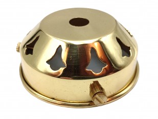 BRASS LAMPSHADE HOLDER 2 1~4 - 10mm centre hole