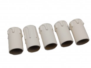 Chandelier Candle tubes magnolia card with drips 55 x 26mm 5 pack 