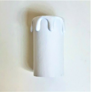 Candle Tubes White Drip Card 55mm x 26mm