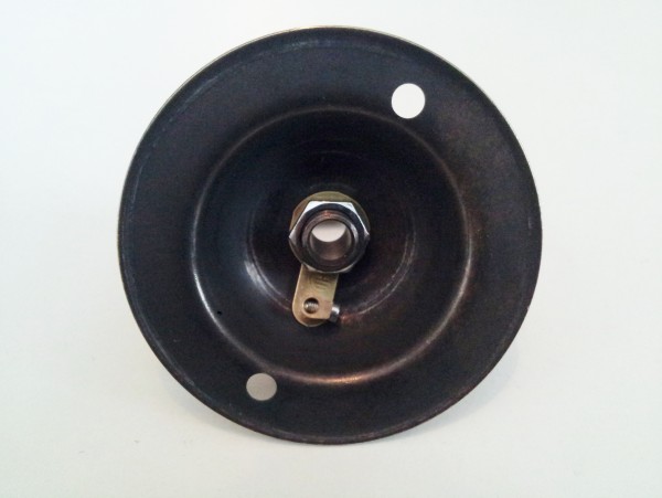 Ceiling rose hook plate with earth tag, nut and two 1 1~4 inch screws