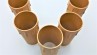 Candle Tubes-sleeves brown Drip Plastic 39mm x 85mm