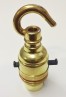 switched hook lampholder various finishes B22 large standard bayonet cap