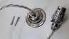 Chrome Ceiling Plate Rose With B22 Lamp Holder Set